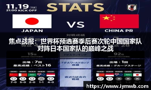 焦点战报：世界杯预选赛季后赛次轮中国国家队对阵日本国家队的巅峰之战
